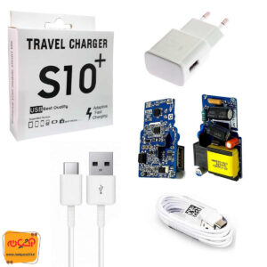 شارژر FAST سامسونگ با کابل تایپ سی S10