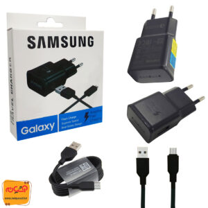 شارژر FAST سامسونگ QC3 با کابل میکرو GALAXY