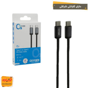 کابل 2 سر تایپ سی OXYGEN LX22