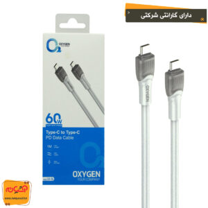 کابل 2سر تایپ سی OXYGEN LX-14