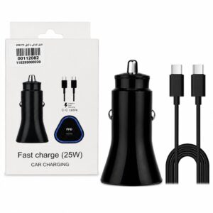 شارژر فندکی با کابل تایپ سی 25W سامسونگ PD