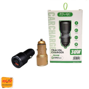 شارژر فندکی دوپورت PD مدل YY-C08