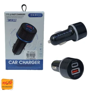 شارژر فندکی 2 پورت 38W