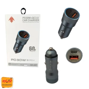 شارژر فندکی AK-256 30W PD