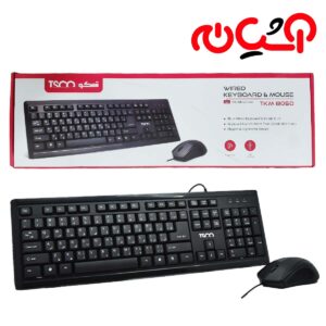 کیبورد و موس سیم دار TSCO TKM8050