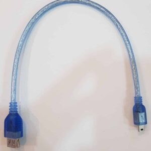 کابل ۳۰سانتی ذوزنقه ای به مادگی usb