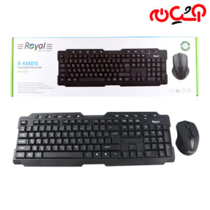 کیبورد و موس وایرلس ROYAL km815